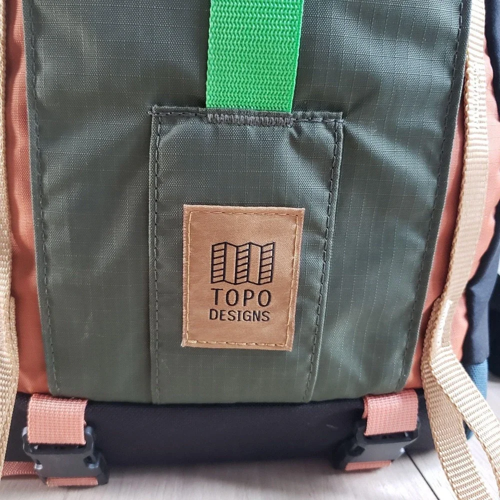 Topo Designs Backpack Multicolor Hiking Daypack One Size Men Nylon Padded Straps